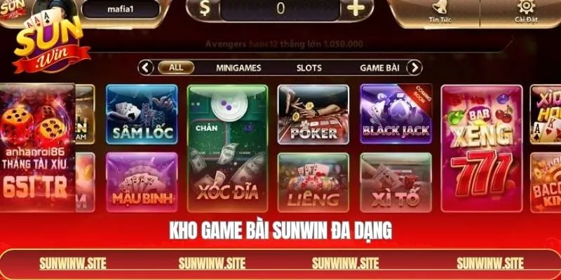 Tổng hợp những tựa game bài hot nhất hiện nay