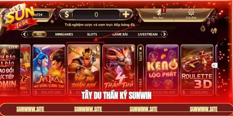 Tây Du Thần Ký Sunwin - Game Slot Thú Vị Đáng Trải Nghiệm