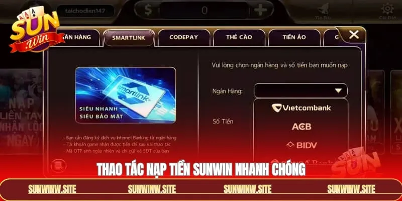 Quy trình đặt lệnh thanh toán cực dễ tại Sunwin