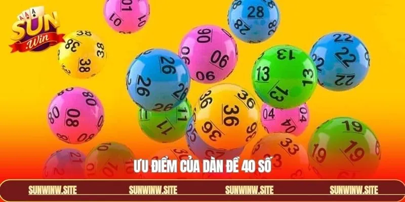 Các ưu điểm nổi bật trong dàn đề 40 số anh em tham khảo